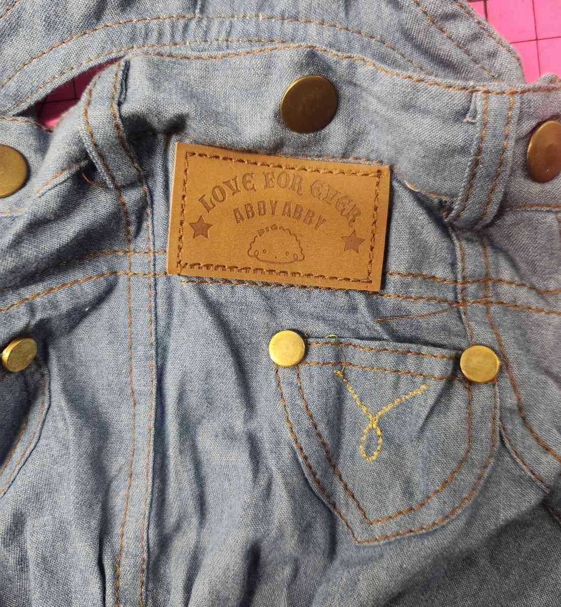 Pet Dog Overalls Outfit Size L New With Tags