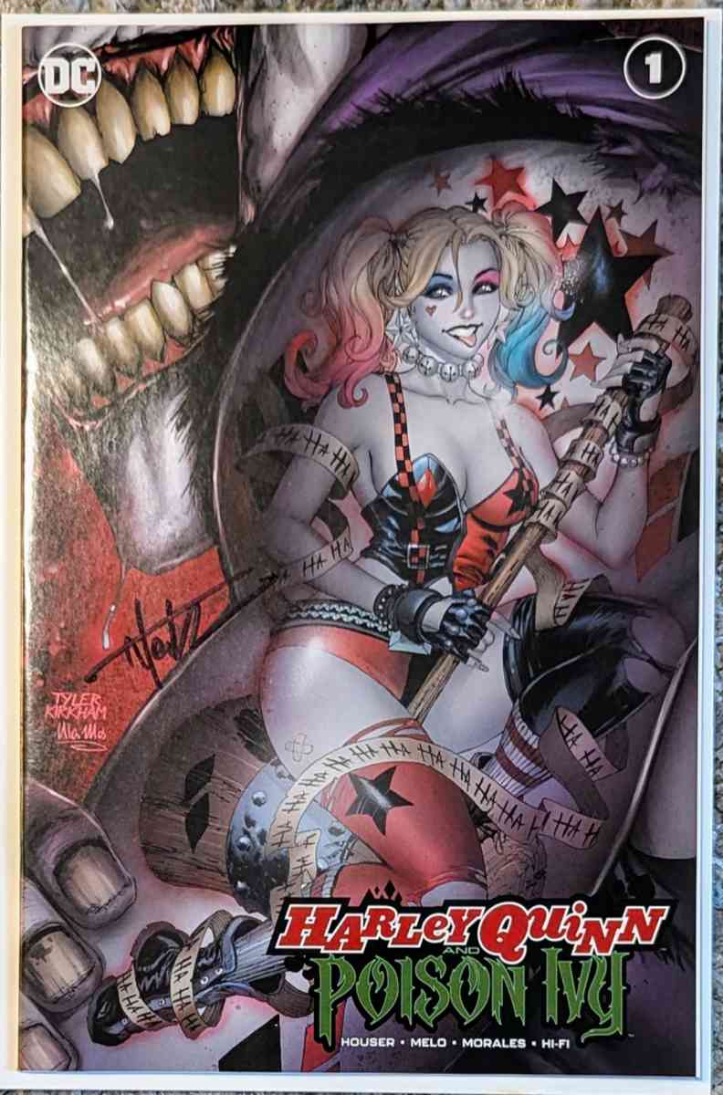 Harley Quinn Poison Ivy 1 Tyler Kirkham Signed  Ula Mos Excl - Largo, Florida - FleaMarketBay