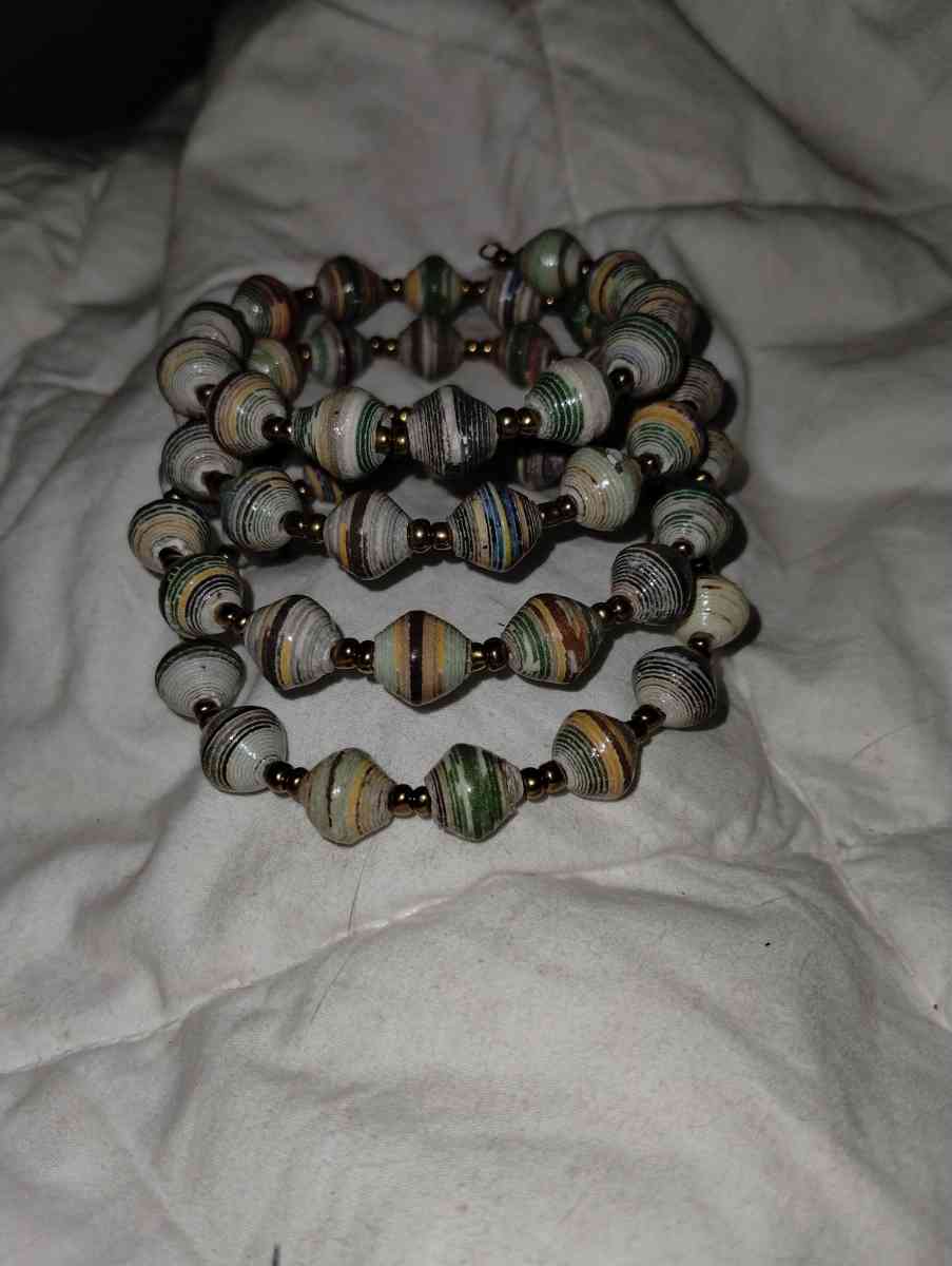 Beautiful beaded wrap around bracelet