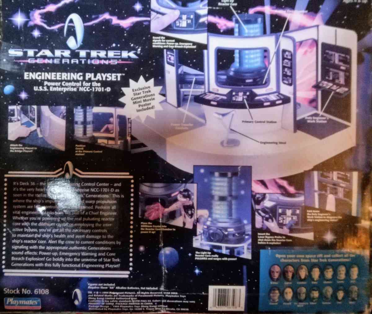 Star Trek generations engineering playset