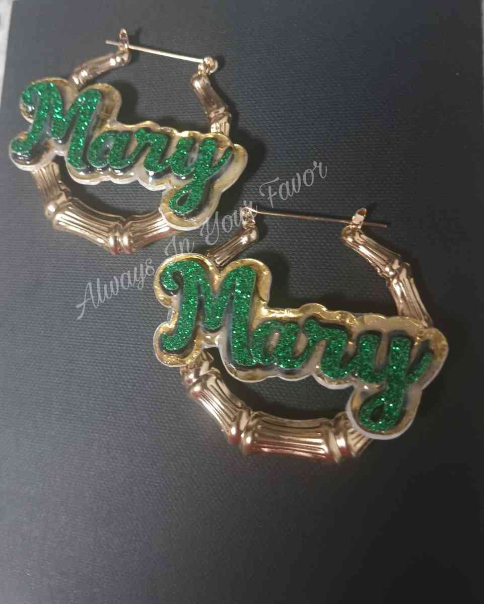 Personalized Costume Earrings