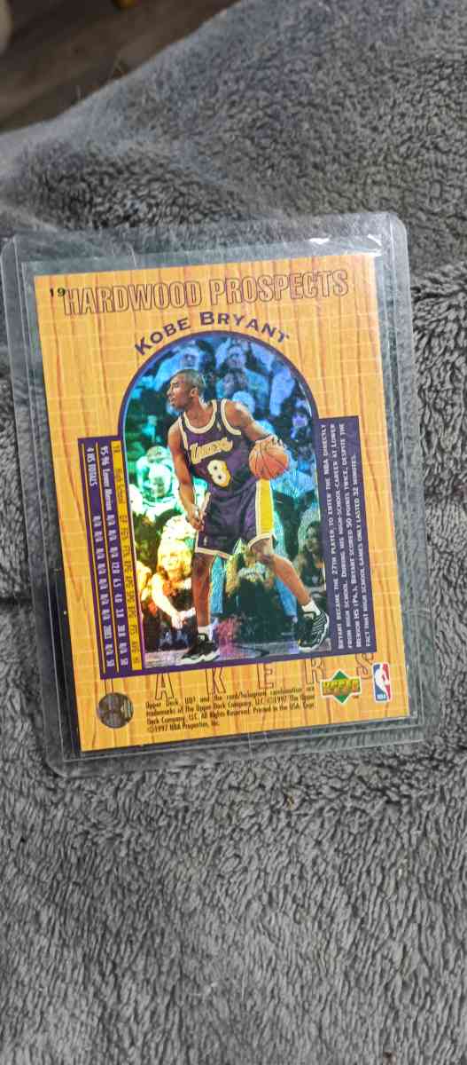 Kobe Bryant rookie card
