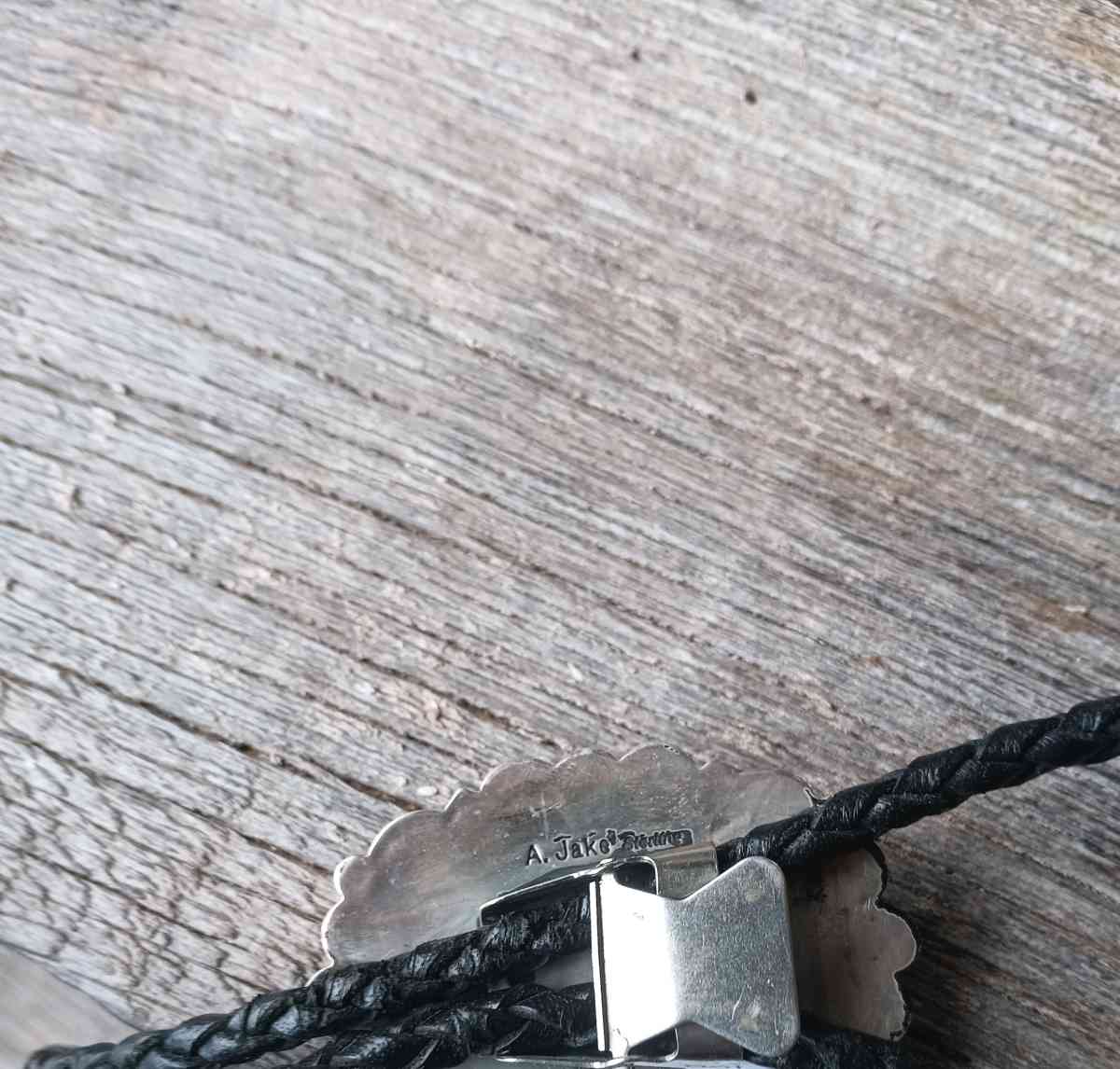 vintage turquoise bolo tie by A Jake