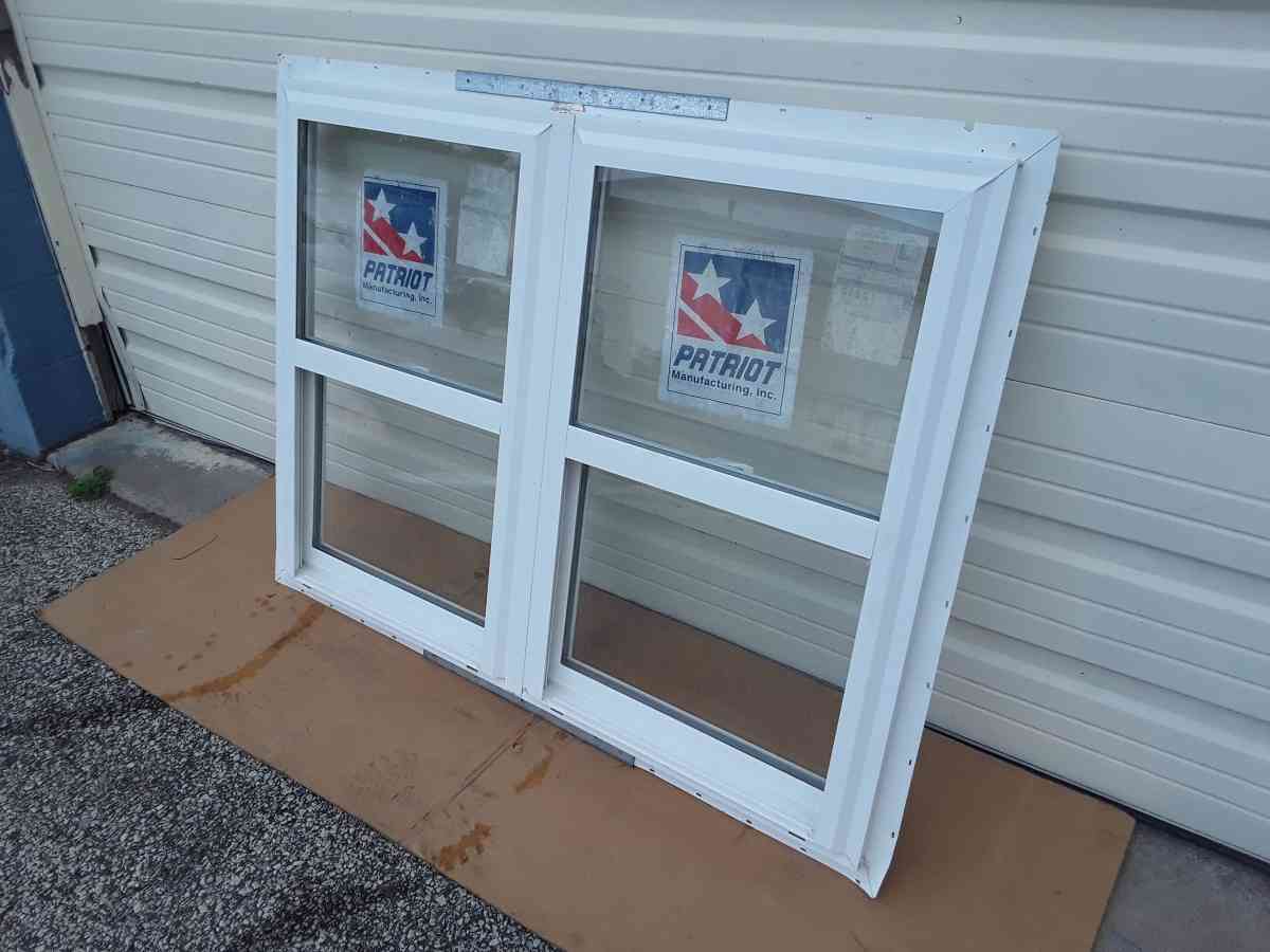 Nice White Double Hung Patriot Windows  Brand New