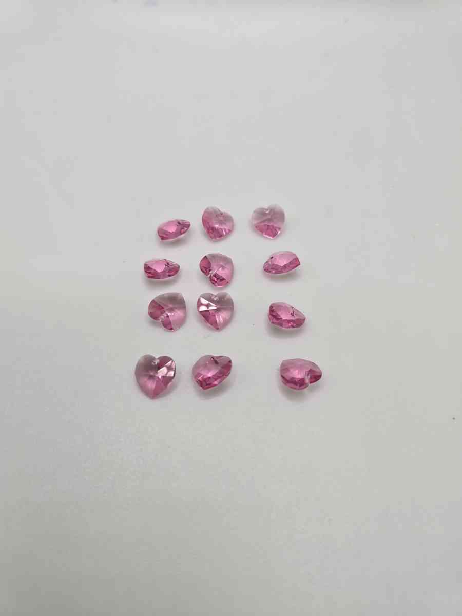 Swarovski Rose Colored Hearts