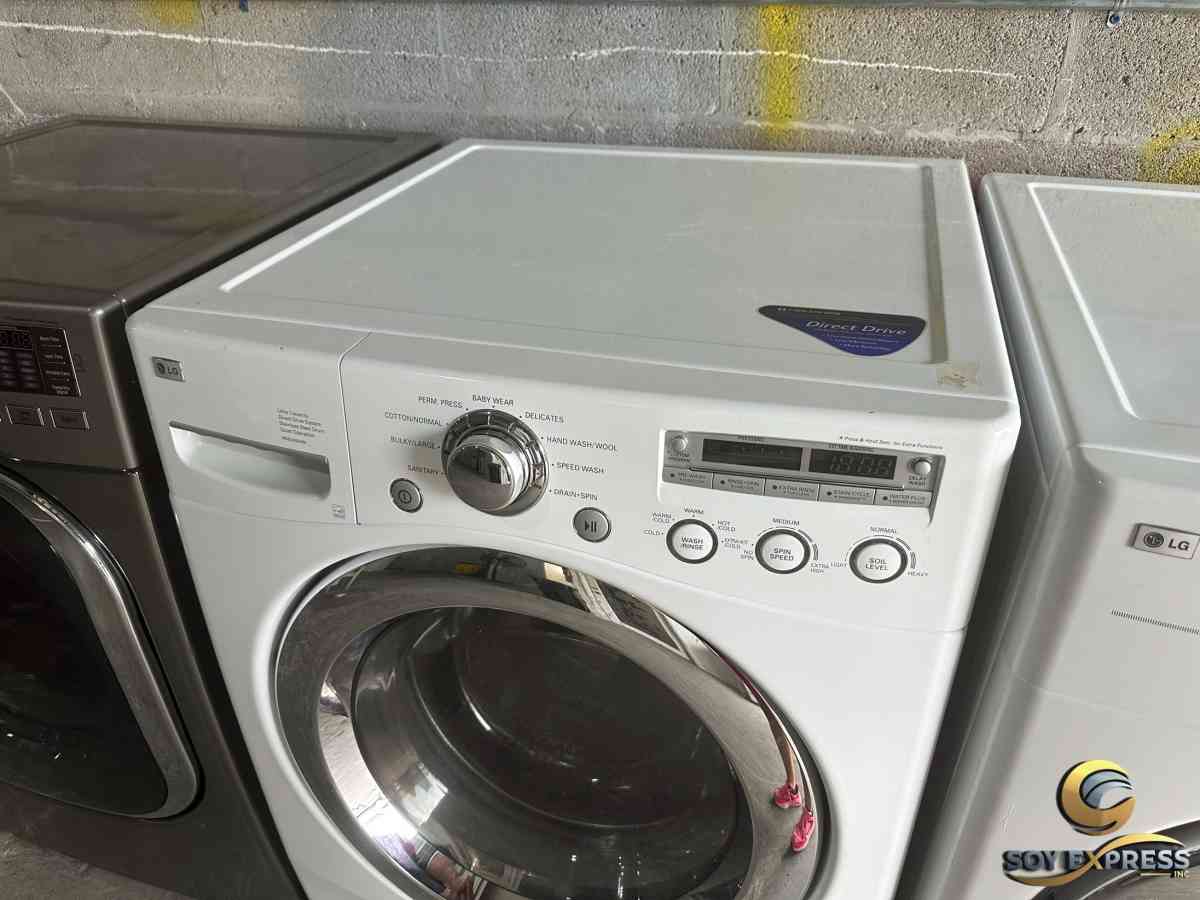 LG washer and dryer front load electric
