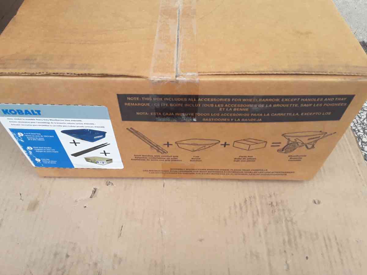 Brand New Cobalt Wheelbarrow All Steel