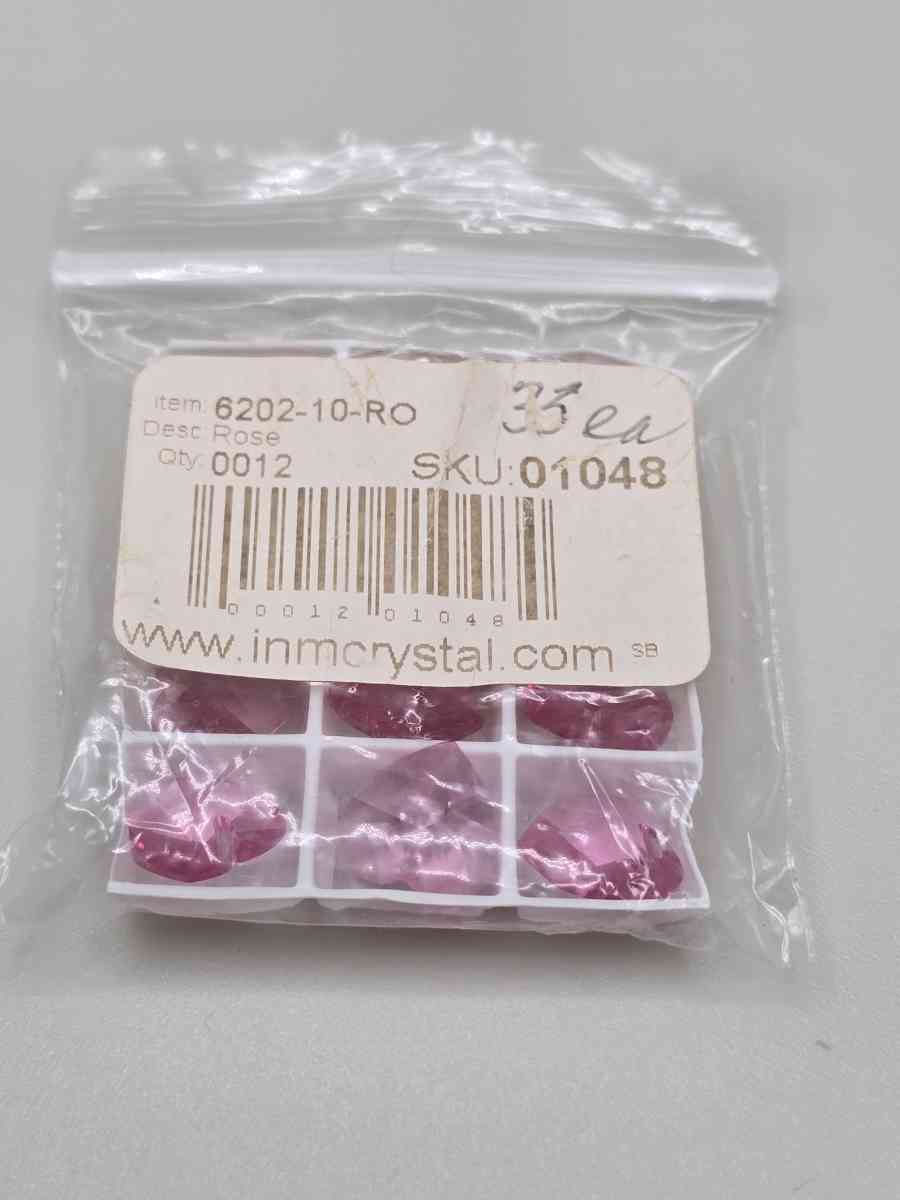 Swarovski Rose Colored Hearts