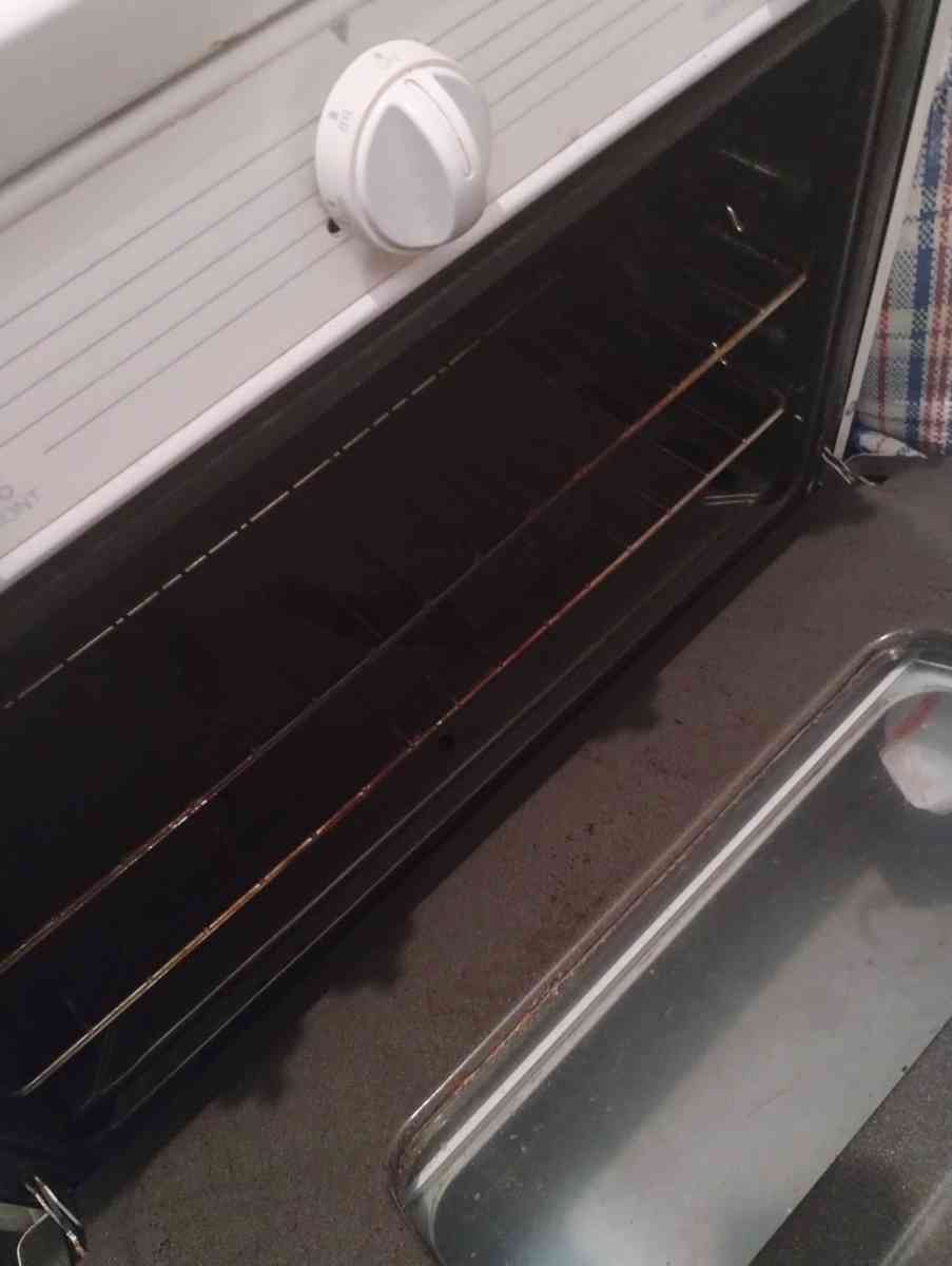 refrigerator and stove