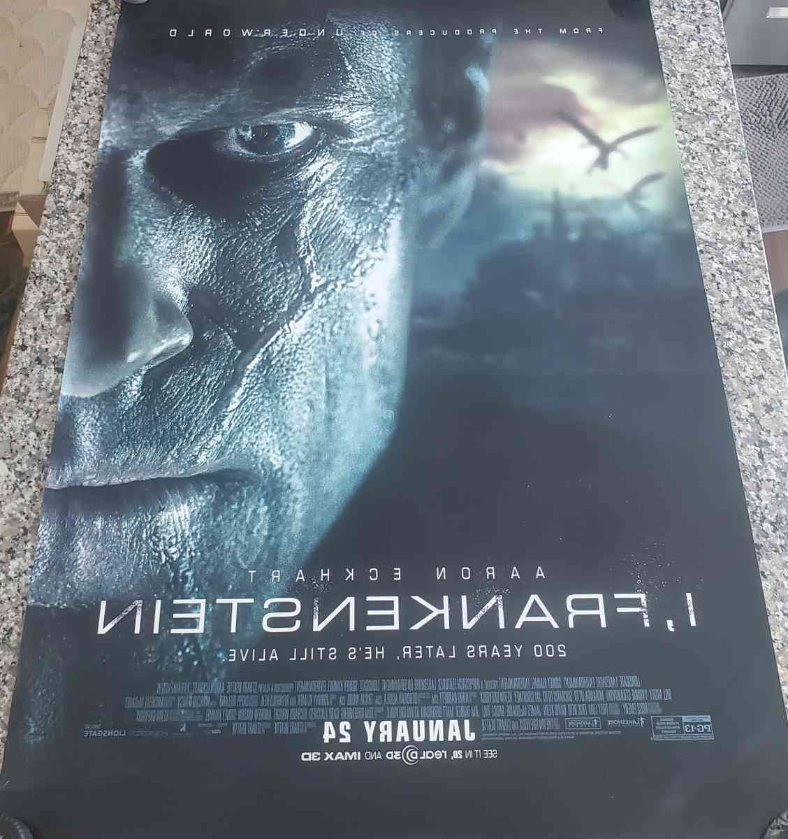 I  Frankenstein 2013 Lions Gate Double Sided Original Movie - Fort Worth, Texas - FleaMarketBay