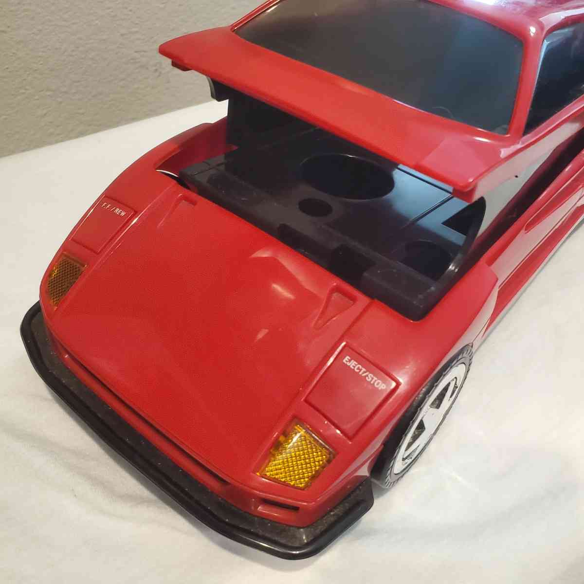 VINTAGE RED FERRARI F40 F40 VHS TAPE REWINDER VIDEO CASSETTE - Fort Worth, Texas - FleaMarketBay