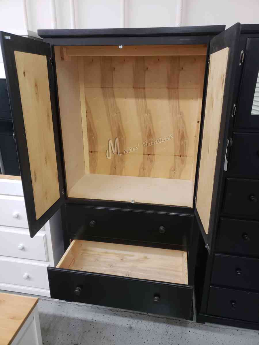 Black Wardrobe Closet - Long Beach, California - FleaMarketBay