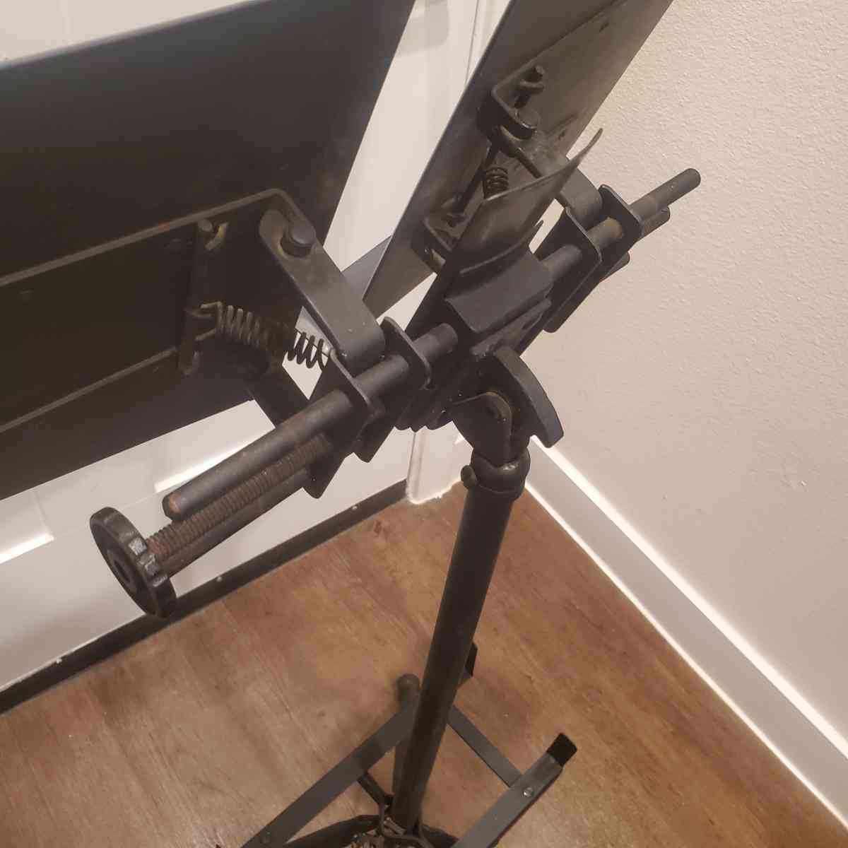 Vintage Cast Iron Dual Music Book stand w wheels - Fort Worth, Texas - FleaMarketBay