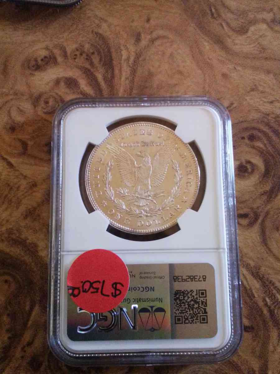 1878 S 1882 S Morgans Silver Dollars