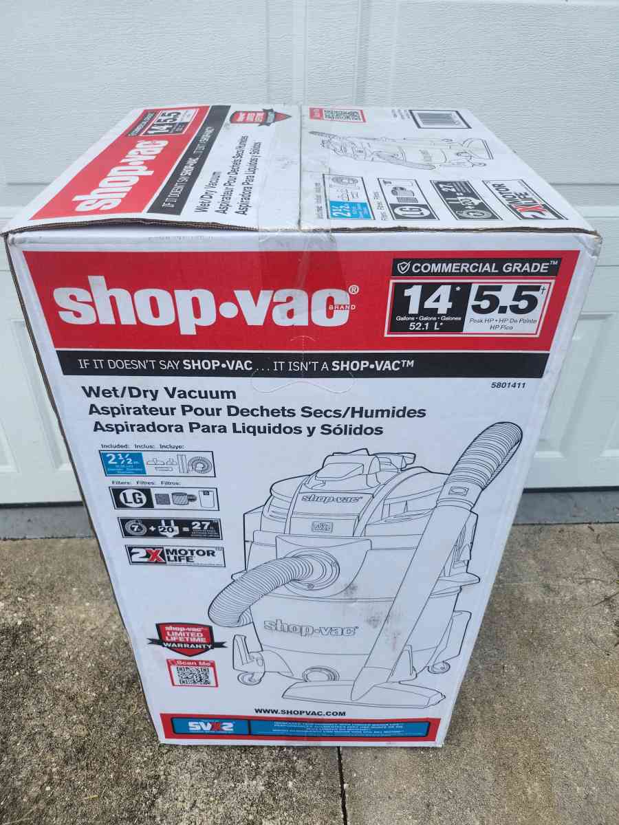 Shop Vac WetDry Vacuum BRAND NEW - Homosassa, Florida - FleaMarketBay