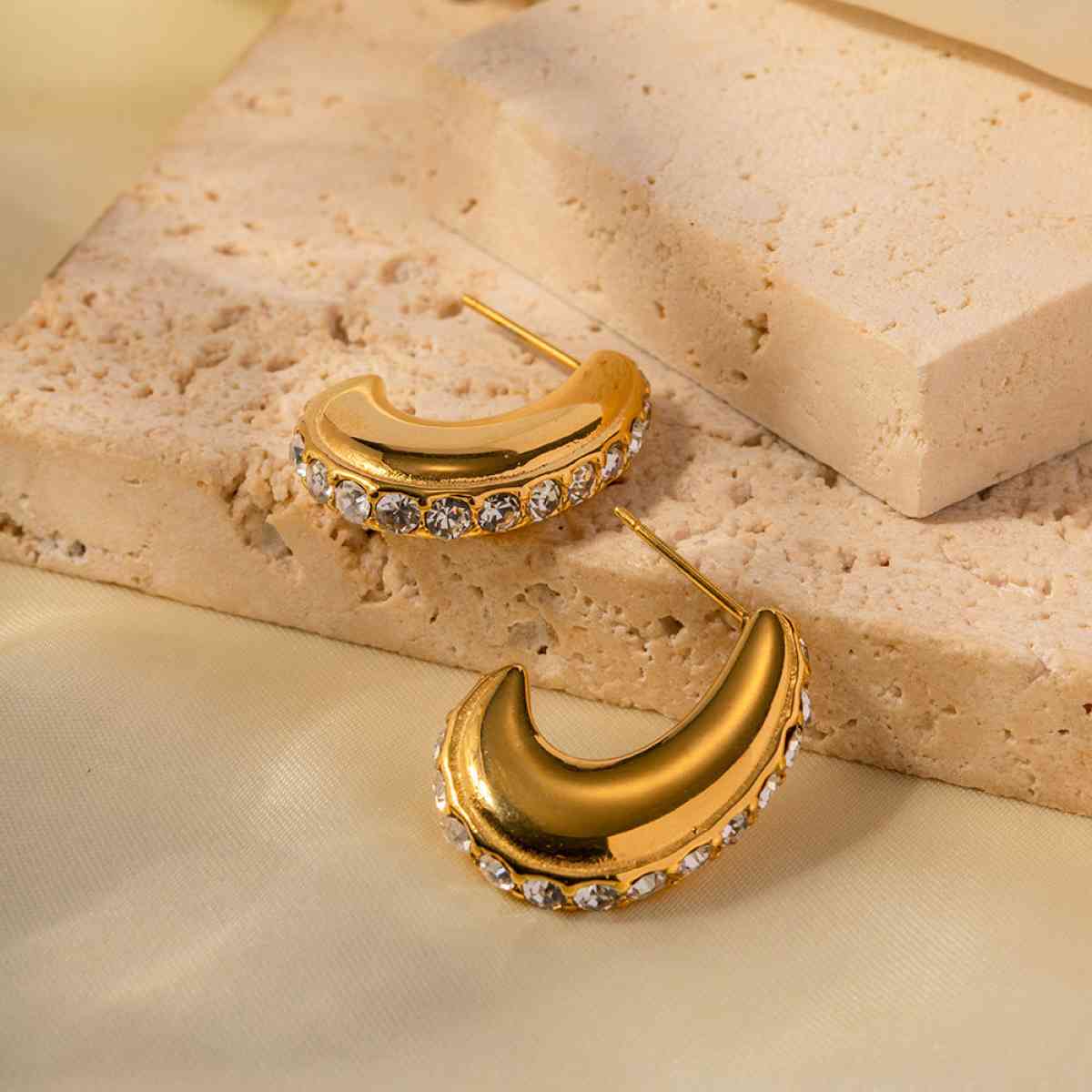18K  gold fashion earrings