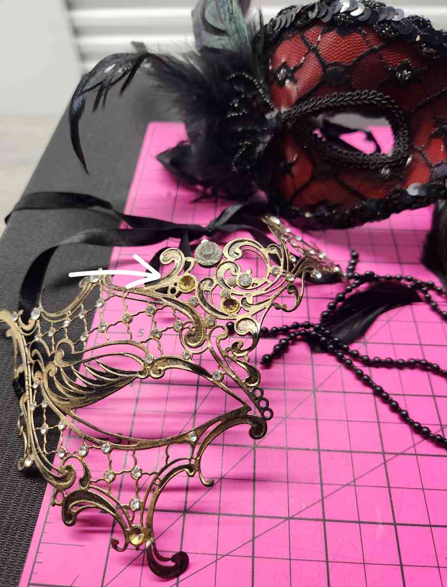 3pcs MasqueradeMardi GrasParty Half Masks