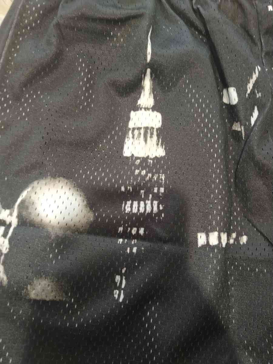 Eric Emanuel Black Skyline Shorts Size Medium