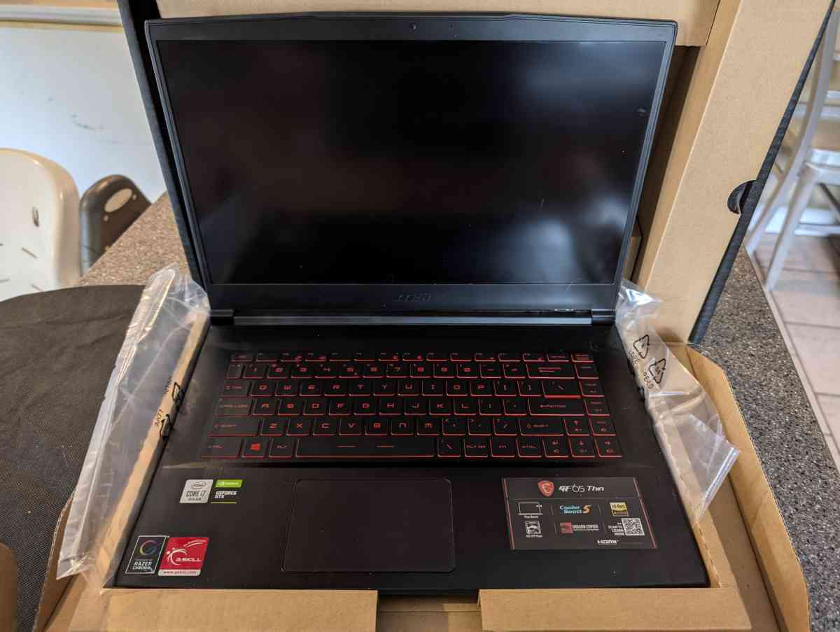 MSI GF65 Thin Gaming Laptop - Cedar Rapids, Iowa - FleaMarketBay