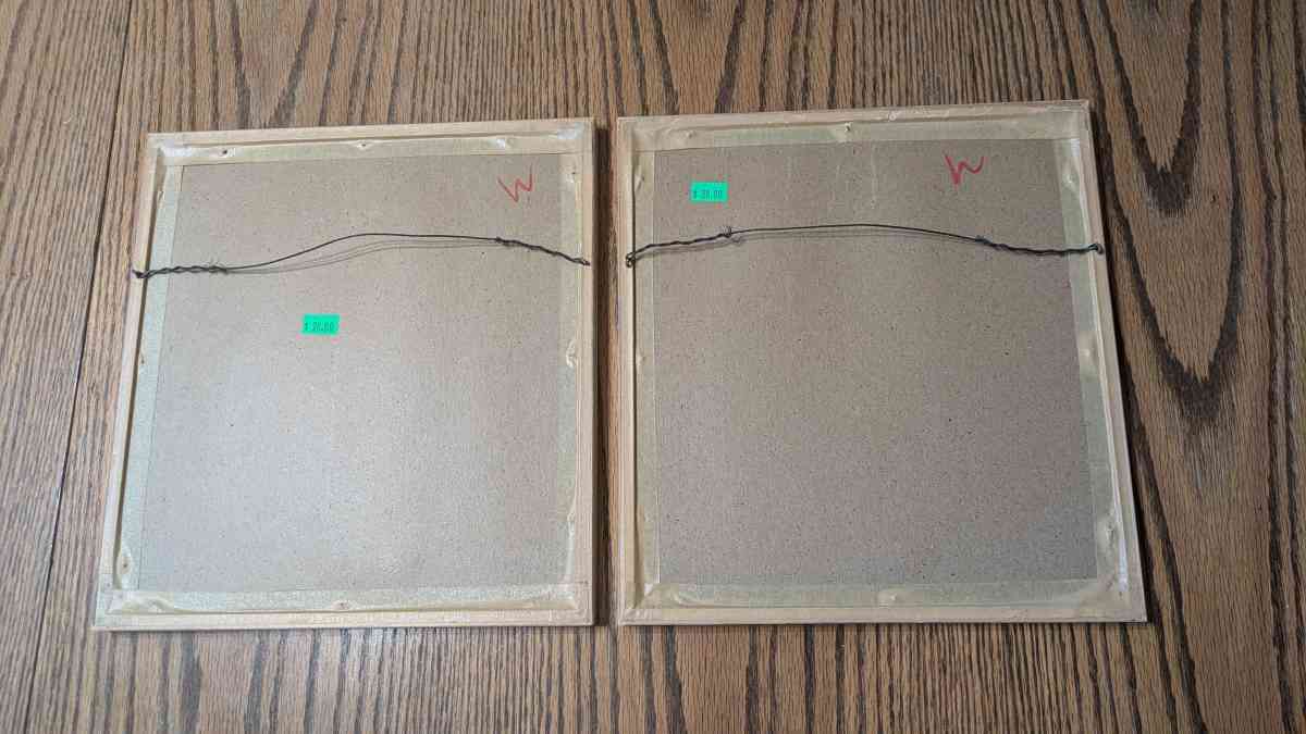 Vintage Chalk Paintings by Gerta Christoffersen The Little P