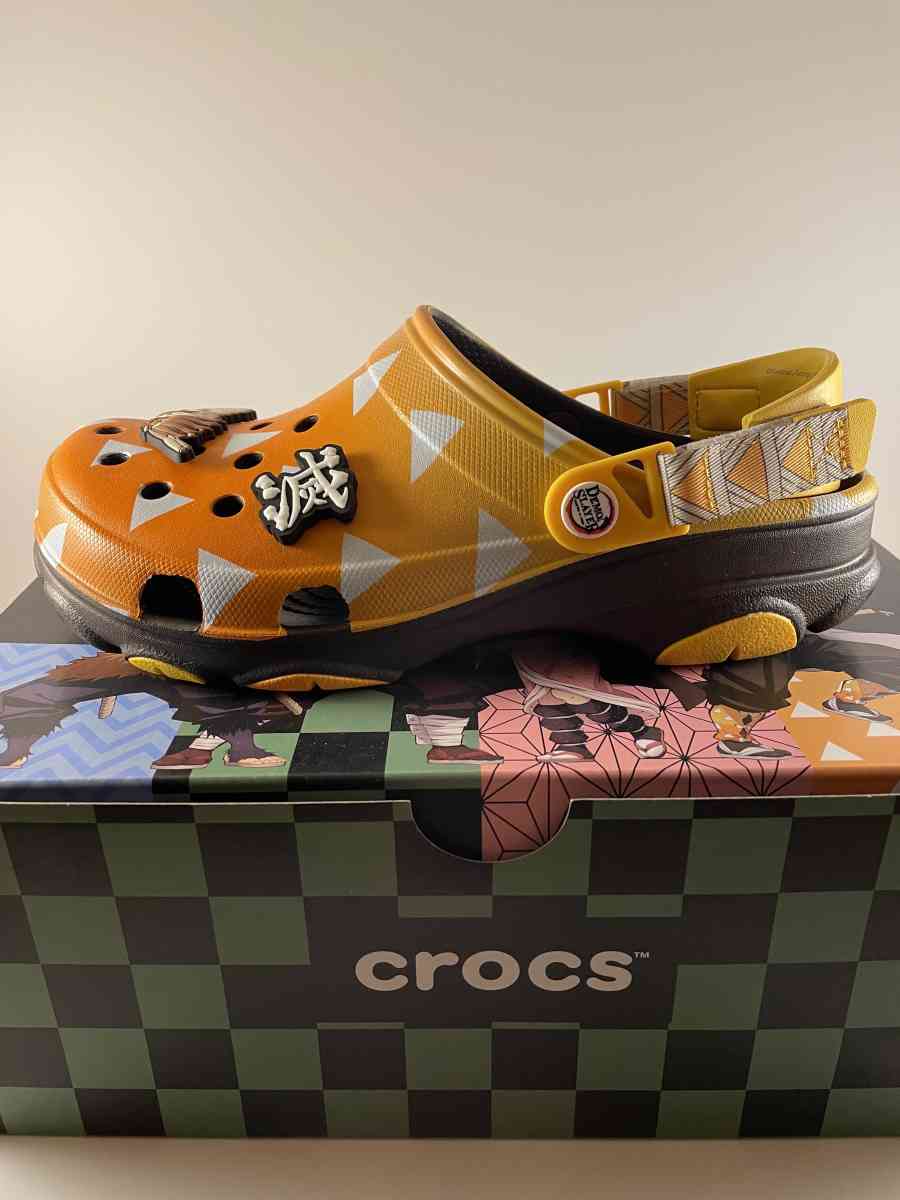 CROCS Demon Slayer Zenitsu Brand New