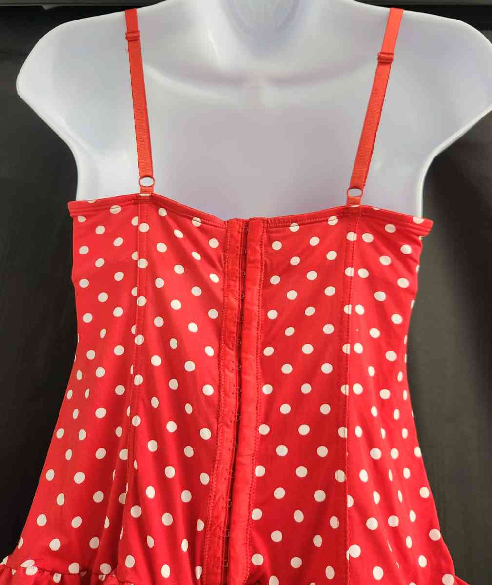 Victorias Secret Polka Dot Corselette w Bottom 34C S