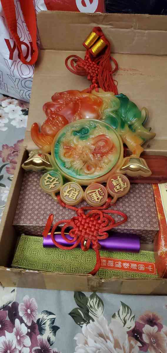 Antiques Collectibles Giok Kwan Kong dan Kwan Ping keberuntung