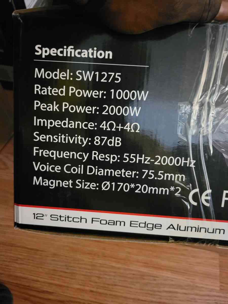 12 inch subwoofers - Matteson, Illinois - FleaMarketBay
