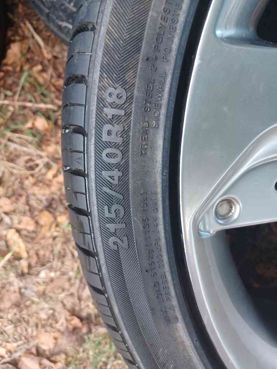 Tires and Rims 18inch - Mansfield, Texas - FleaMarketBay