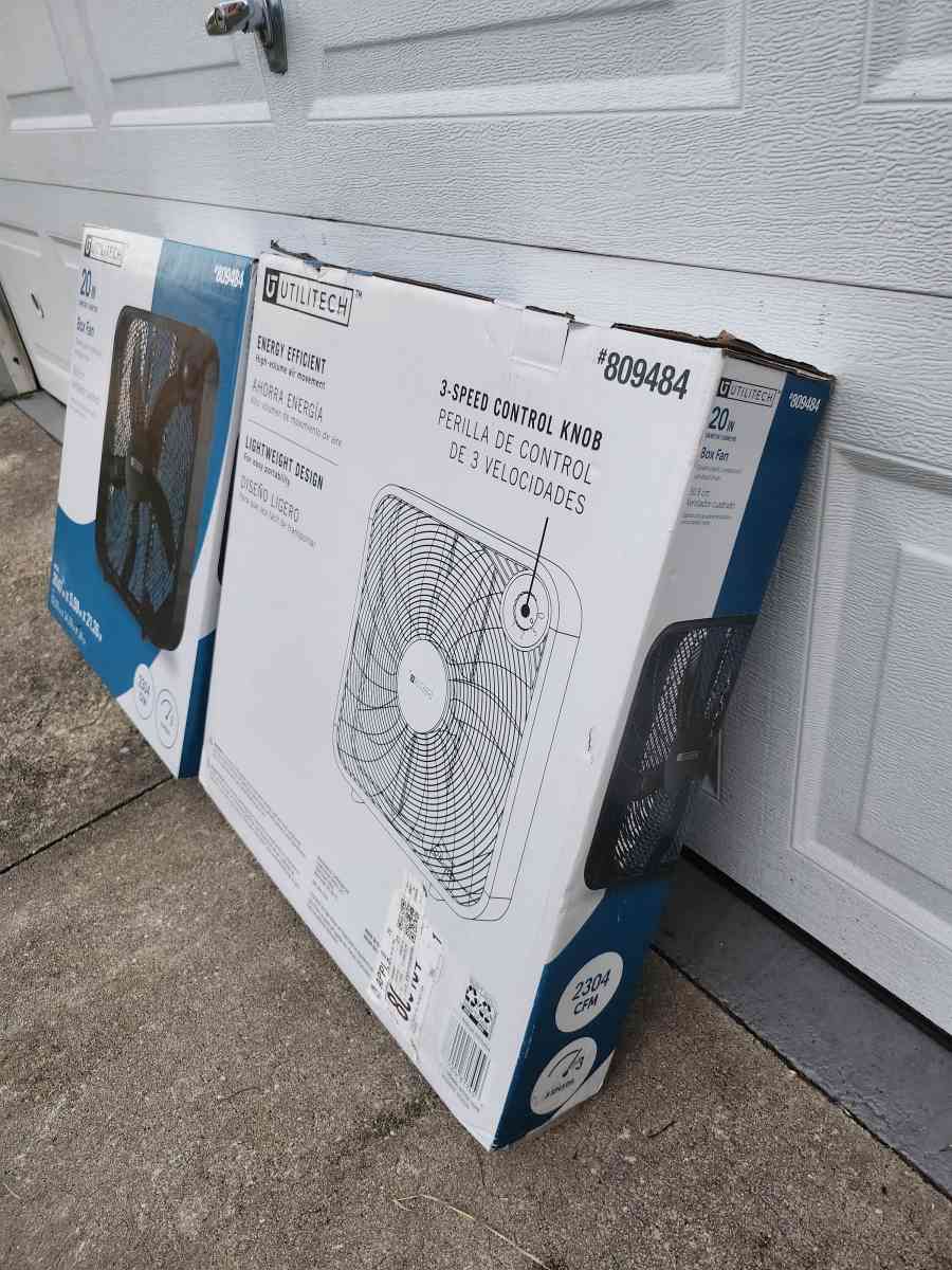 Utilitech 20 Inch Box Fan - Homosassa, Florida - FleaMarketBay