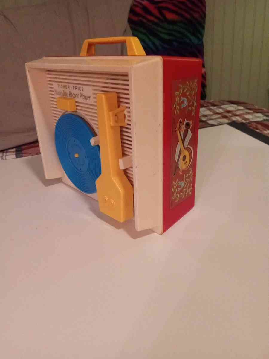 Fisher Price Music Record Player with five records
