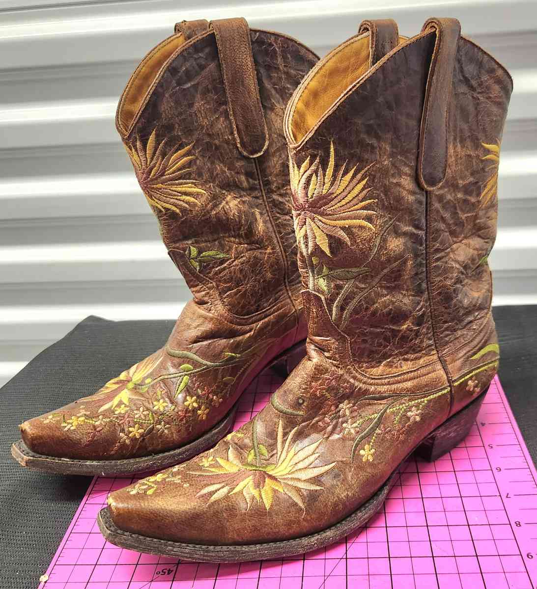 Old Gringo Womens Size 10 Ellie Brass Yellow Western Boots