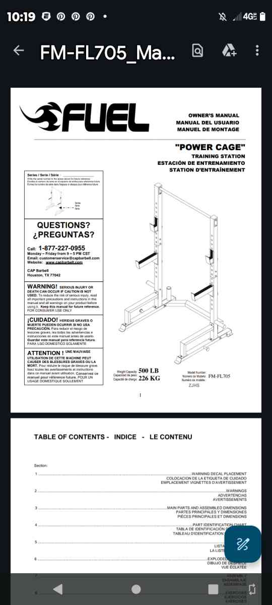 Weights Half Rack - Dunkirk, Ohio - FleaMarketBay