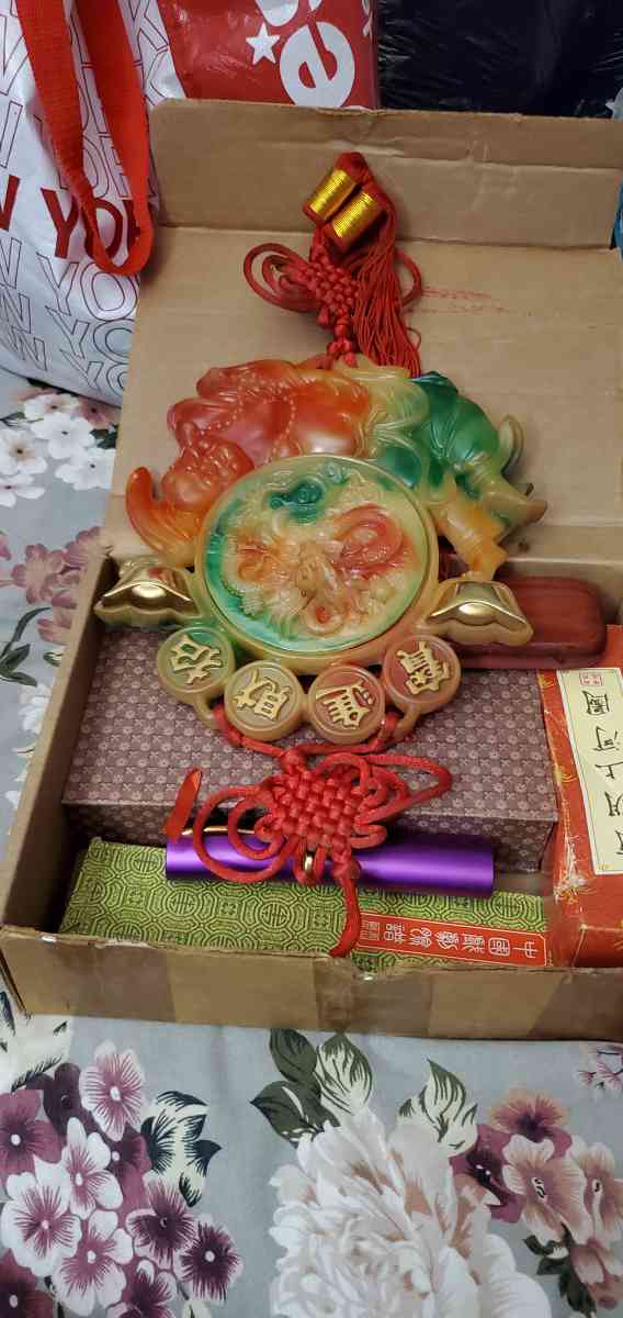 Antiques Collectibles Giok Kwan Kong dan Kwan Ping keberuntung