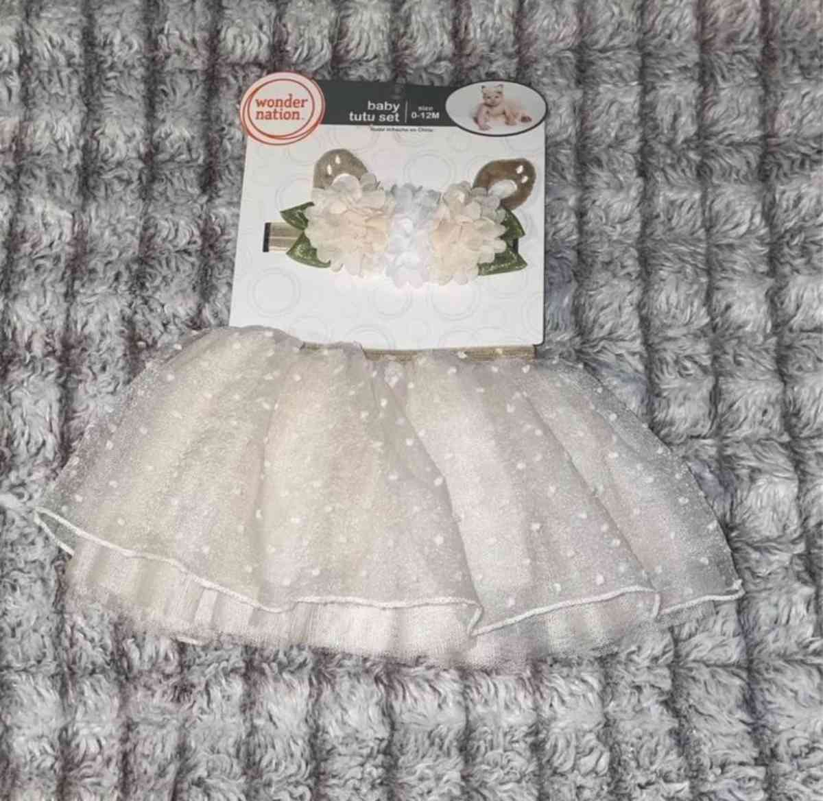 Baby Tutu Set Photography Dress Headband Outfit US Size 012M