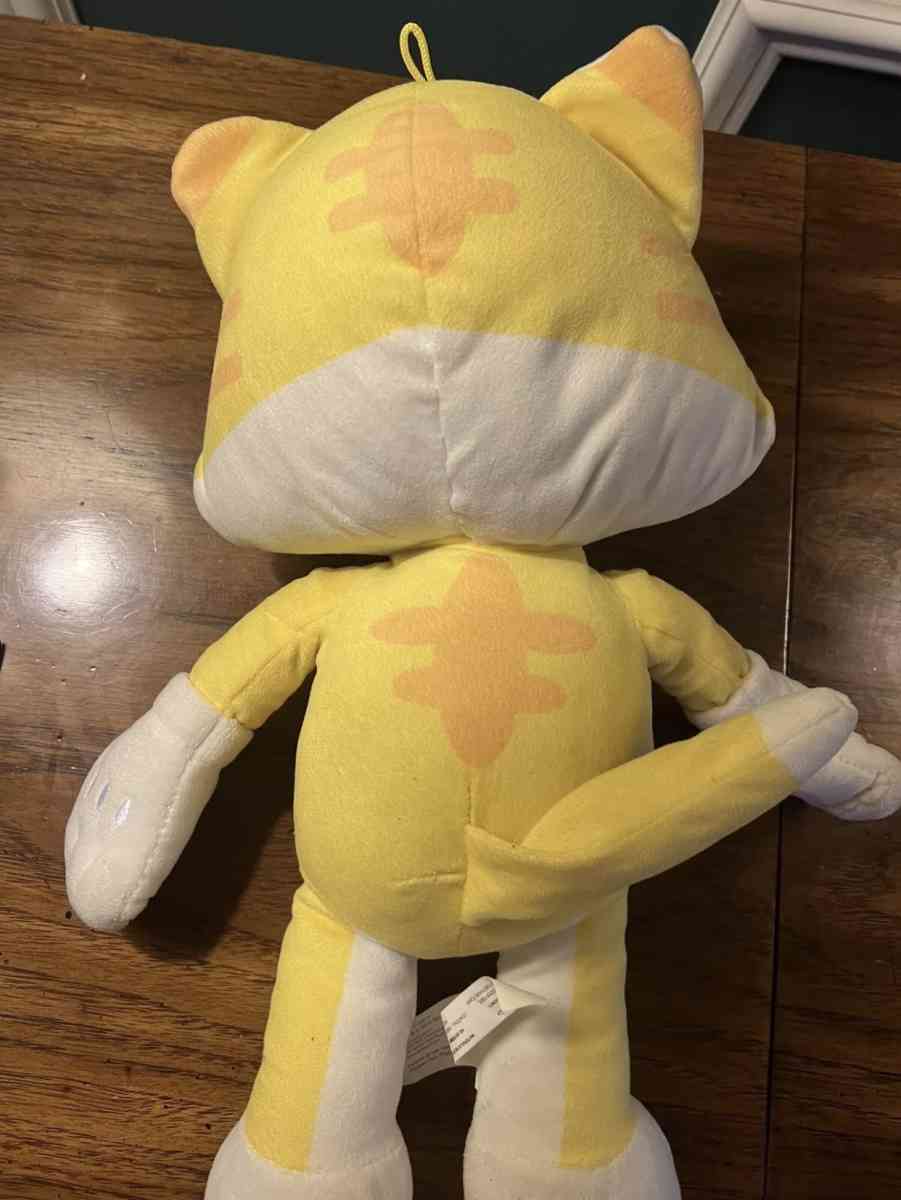Super Mario Bros Cat Mario Yellow Suit Plush Toy Stuffed Ani