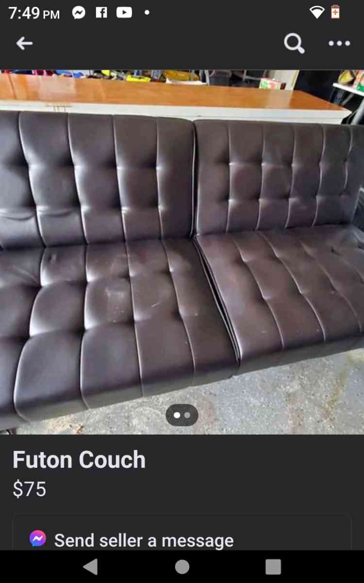 Black sofa bed