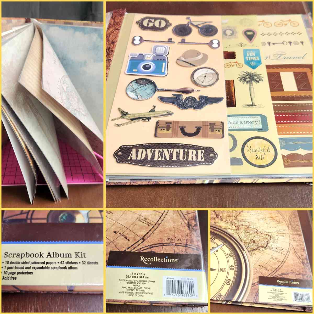 Lot of 3 New 12 x 12 Postbound and Expandable Scrapbooks