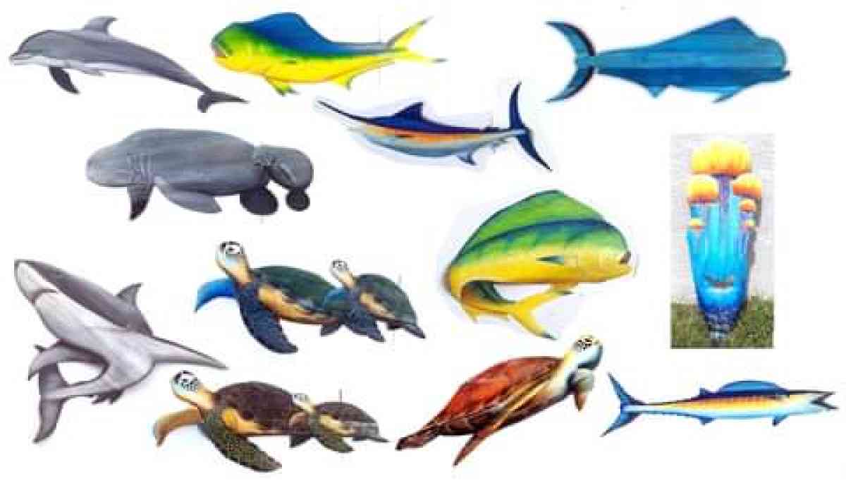 Hand painted palm fronds for sale