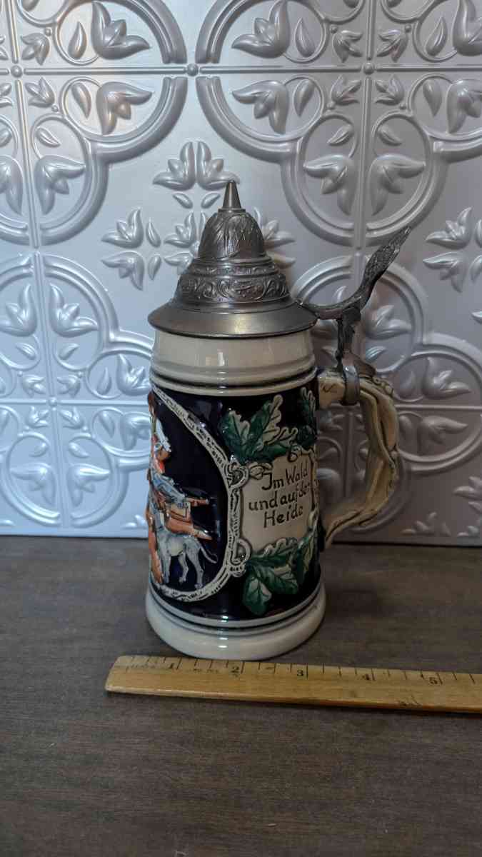 Original Thewald Vintage Edition Beer Stein Hunter And His D