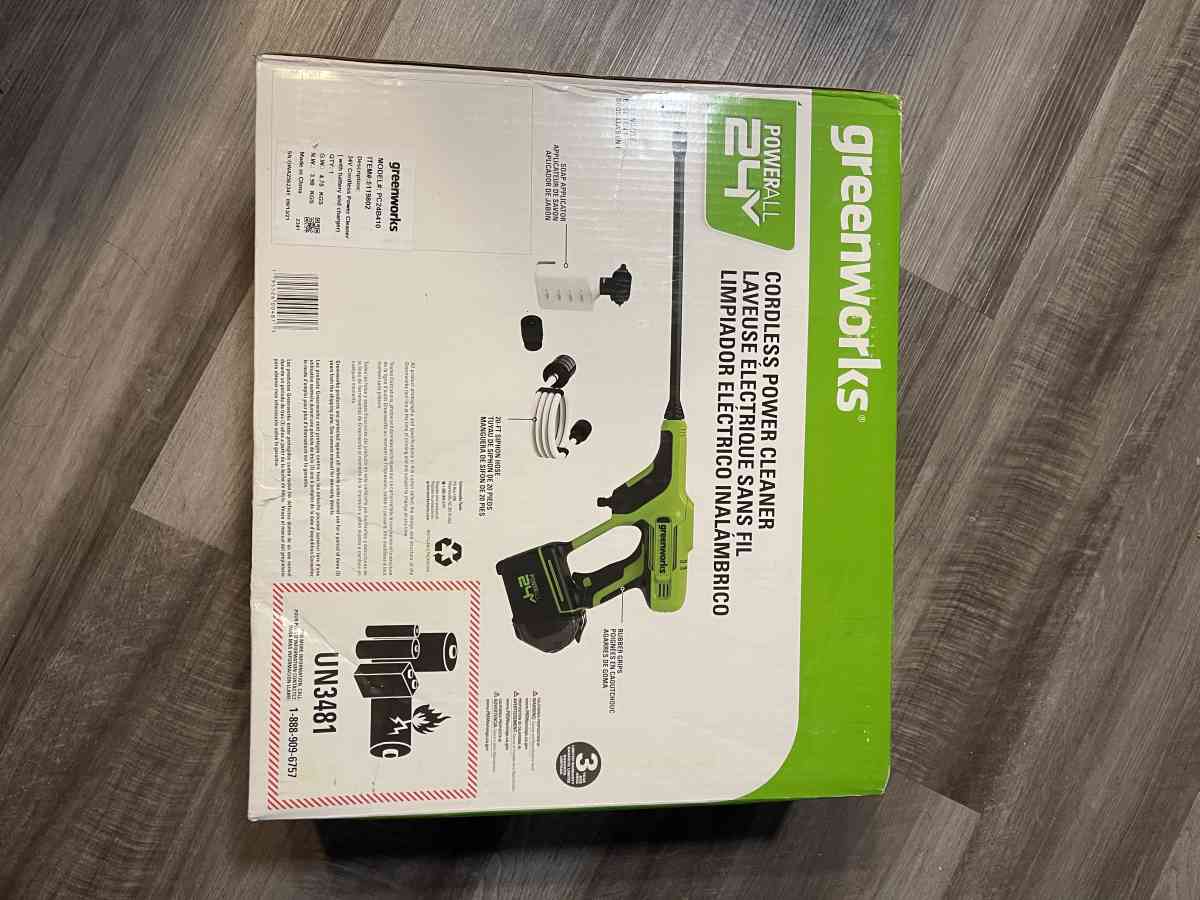 Green Works Pressure Washer - Eureka, California - FleaMarketBay