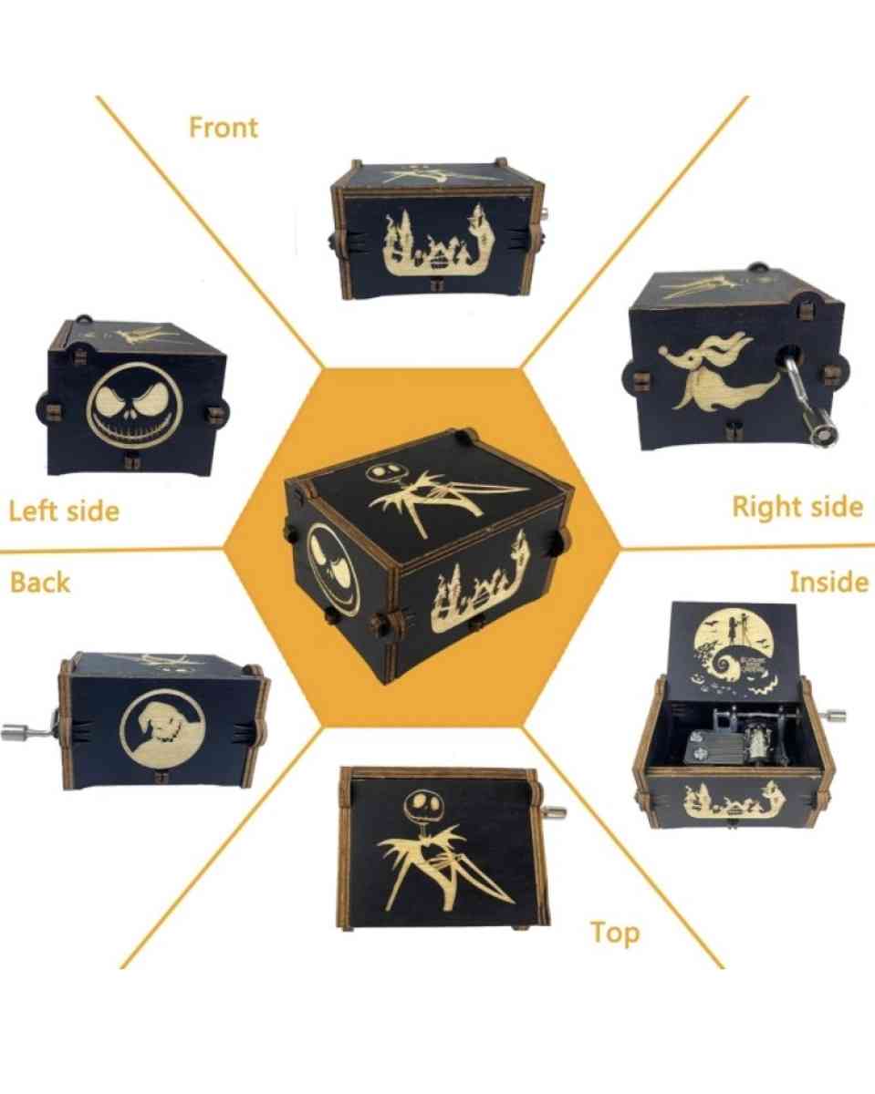 Halloween Musical Musical Wood Box