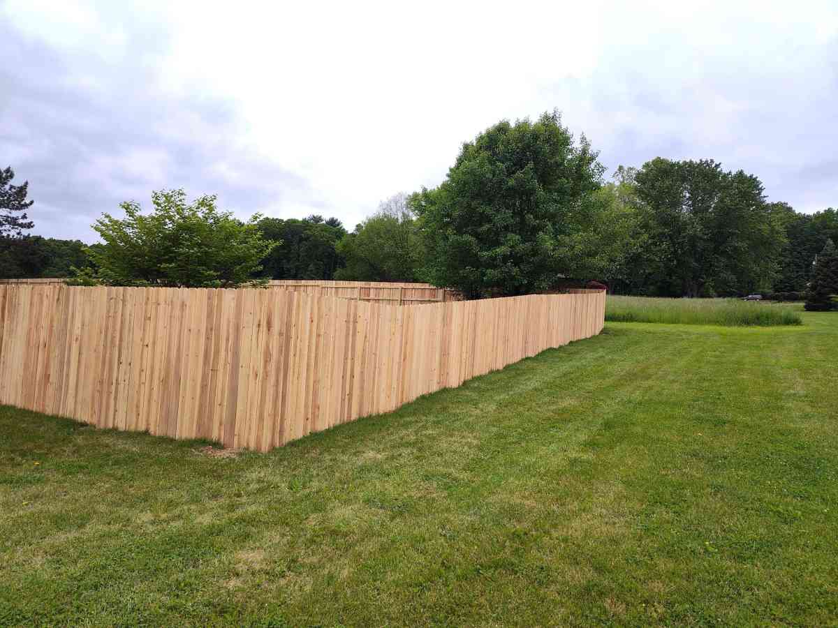 fencing vinyl and Wood