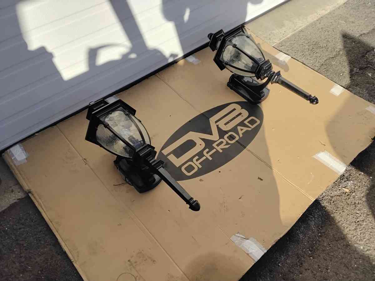 Nice Black Large Outdoor Lantern Style Look Like New