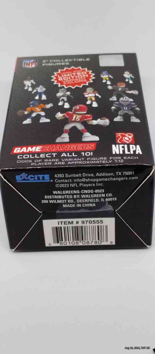 NFL Game Changers 2 inch collectible figures