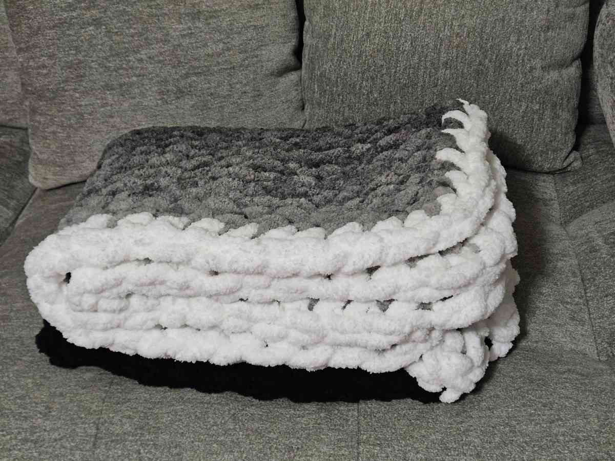 Black Ombre Throw - Durham, North Carolina - FleaMarketBay
