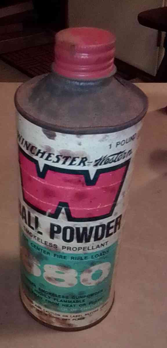 collection of gunpowder tins