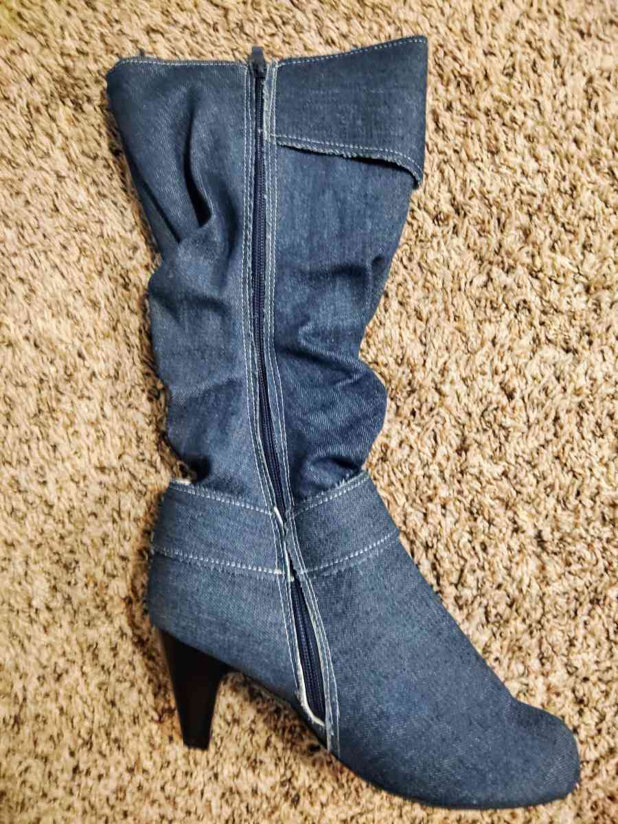 blue jean country boots