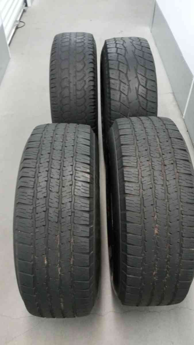 the  set of 4 tires and wheels R15