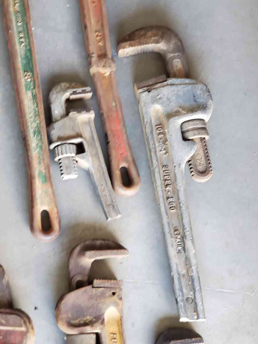 Various Pipe Wrenches